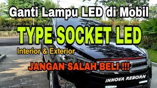 Jenis Type Socket Led di Mobil  Innova Reborn [upl. by Kirchner775]