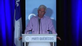 Gilles Duceppe sadresse aux militants du Parti Québécois [upl. by Okihcas937]