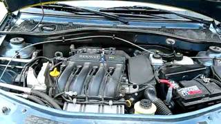 Dacia Logan 16 16V engine start up [upl. by Marshall]