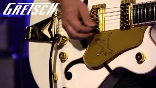 Gretsch 2016 Players Edition G6136T White Falcon  Gretsch Guitars [upl. by Lacefield]