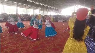 Maharana Partap Sr Sec School  Gharaunda Karnal Haryanvi Group Dance Girls [upl. by Lleral]