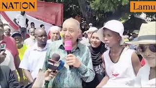 13yearold Bilali Hassa and his donkey Karantin win the Lamu donkey race [upl. by Nosretep679]