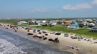 Galveston Co Judge anticipates ending unauthorized Jeep Weekend on Crystal Beach [upl. by Frayda]