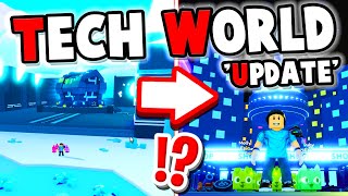 HOW TO UNLOCK Tech World UPDATE in PET SIM X  Pet Sim X Update shorts [upl. by Ikoek]