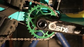 Absolute Black  Oval Cinch Chain Ring  Install and Impressions [upl. by Ronny]