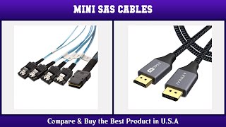 Top 10 MiniSAS Cables to buy in USA 2021  Price amp Review [upl. by Stoecker]