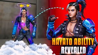 FREE FIRE HAYATO CHARACTER ABILITY  HAYATO CHARACTER ABILITY TEST  HAYATO CHARACTER [upl. by Atinal]