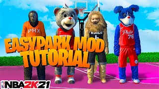 HOW TO MOD NBA 2K21 PC EASYPARK DETAILED TUTORIAL [upl. by Samot799]