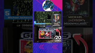 20 Sega 🔵 GENESIS games based on 🎬 MOVIES  Which is 🔺 better GAME or FILM [upl. by Casmey]