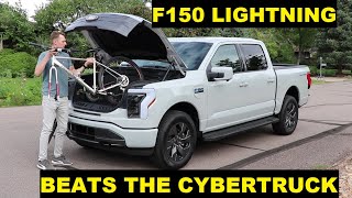 Here’s Why the F150 Lightning Is Better Than a Tesla Cybertruck  2024 F150 Lightning Lariat [upl. by Parlin]