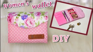 DIY how to sew Cute wallet for women [upl. by Ecad]