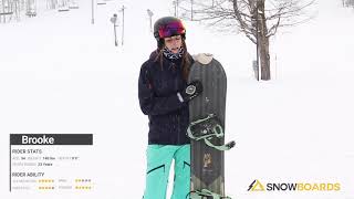 Brookes ReviewArbor Ethos Snowboard 2022Snowboardscom [upl. by Klingel]