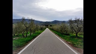 Chianti Wine Route Tuscany  “Chiantigiana” or SS 222  in the Rain [upl. by Namas547]