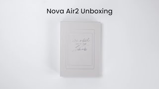 BOOX Nova Air2 Official Unboxing [upl. by Conn657]