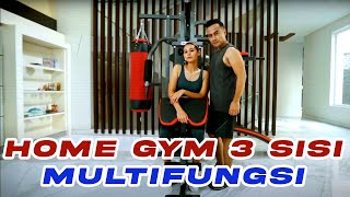 Alat Fitnes Rumahan Home Gym 3 Sisi  Alat Olahraga Beban Multifungsi [upl. by Ydnahs]