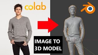 AI Generates 3D Model From Single Photo Google Colab [upl. by Coffeng]