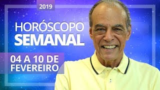 HORÓSCOPO SEMANAL 04 a 10 de Fevereiro de 2019  João Bidu [upl. by Purdy11]