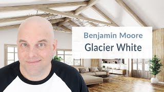 Benjamin Moore Glacier White Color Review [upl. by Osi]