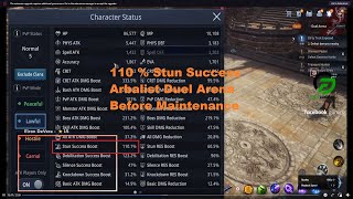 MIR4 110 Stun Success Arbalist Duel Arena Before Maintenance [upl. by Aynom]