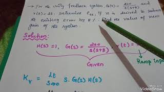 Steady State Error Problem Unit2Control Engg [upl. by Filler464]