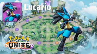 Pokemon Unite  Lucario Victory MVP Match [upl. by Ameh]