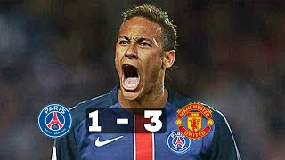 Neymar Furious After PSG vs Man United Defeat [upl. by Kiele]