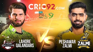 Lahore Qalandars VS Peshawar Zalmi  Match 12  Live  Review  PSL 9 Live  Scorecard [upl. by Benji]