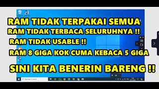 CARA MENGATASI USABLE RAM [upl. by Eenat]