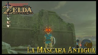 LA MÁSCARA ANTIGUA LA MÁSCARA MAJORA  ZELDA BREATH OF THE WILD WIIUSWITCH  DLC [upl. by Arline]