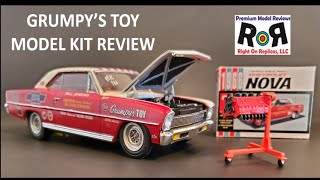 Grumpys Toy 1966 Chevy Nova 125 Scale AMT 772 Model Kit Build amp Review [upl. by Cran]