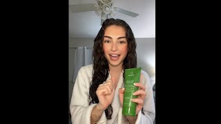 Ashley LaMarca’s Curly Hair Day Regimen  Be Curly Advanced  Aveda [upl. by Meehsar]