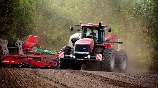 Case IH Steiger STX 450 og Horsch Pronto 9 SW PPF [upl. by Hindu]