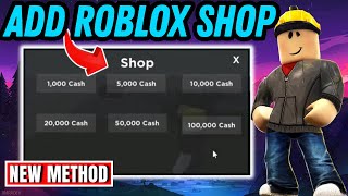 How to add a shop to your roblox game Step BY Step [upl. by Costin317]