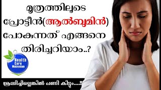 What does albumin trace in urine meanമൂത്രത്തിലൂടെ പ്രോട്ടീന്‍ ആല്‍ബുമിന്‍ പോകുന്നത് വലിയ അപകടം [upl. by Yadsnil601]