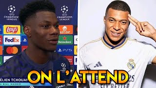 Tchouaméni attend Mbappé au Real Madrid  Mbappé cherche une maison à Madrid  Ferland Mendy vendu [upl. by Yreneh571]