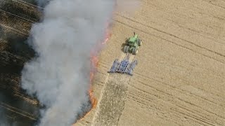 Fire in Weld County field [upl. by Batruk]