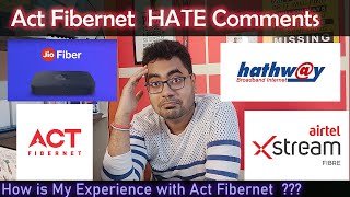 Act Fibernet Hate Comments  Then Which is Best Broadband   🙄🙄  TAMIL [upl. by Alek495]