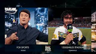 Johnathan Thurston is Savage 😂😂 Poor Nathan Hindmarsh 😂😂 [upl. by Nioe]