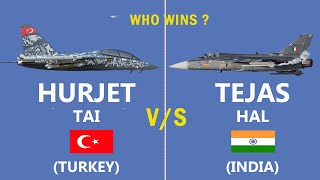 Comparison of Hurjet Turkey vs Tejas India  Specifications Speed Weapons Price [upl. by Fara847]