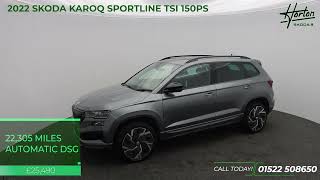 SKODA KAROQ SPORTLINE 15TSI 150PS  2022 [upl. by Oilime]