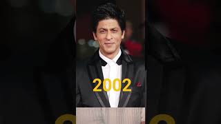 Shahrukh Khan Age Transformation 1995 To 2024 shorts ytshort srk [upl. by Llerahs]