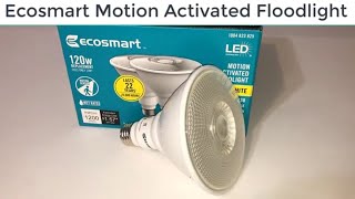 Unboxing amp Reviewing The Ecosmart Motion Activated Floodlights [upl. by Jaquenette]