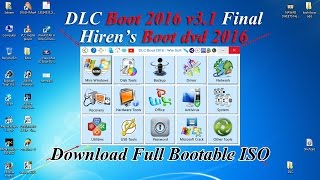 DLC Ultimate Boot 2016 Best Alternative Of Old Hiren’s Boot CD Lovers [upl. by Jordain]