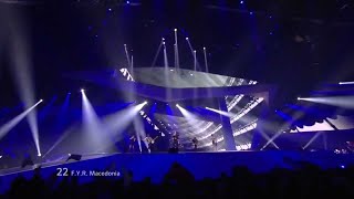 KALIOPI  CRNO i BELO Eurosong Grand Finale Live  Macedonia [upl. by Aij358]