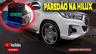 Paredão de Som em uma Hilux Taramps Módulos HV160000 Alta Voltagem MD 12001 e DS800x4 [upl. by Tyne]