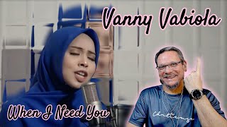 VANNY VABIOLA  WHEN I NEED YOU CÉLINE DION COVER  First Time Reacting To [upl. by Astera140]