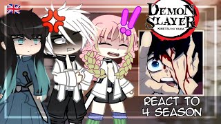 Hashiras react to Giyuu Tomioka Angst  SEASON 4  Training Arc  Demon Slayer  Gacha Club [upl. by Mela]