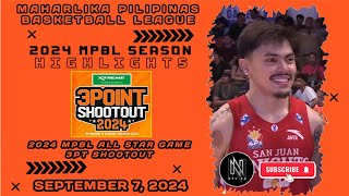 MPBL HIGHLIGHTS 2024 MPBL ALL STAR GAME 3 POINT SHOOTOUT FULL HIGHLIGHTS SEPTEMBER 7 2024 [upl. by Llenra]