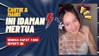 Live tiktok cewek cantik ini kelihatan itunya loh [upl. by Nelan]