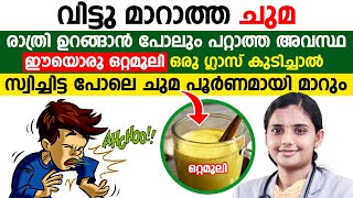 ഈയൊരു ഒറ്റ മൂലി ഒരു ഗ്ലാസ് കുടിച്ചാൽ ചുമ പൂർണ്ണമായി മാറും CHUMA [upl. by Notnad472]